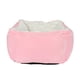 thumbnail image 1 of Agregue terciopelo para mantener el calor en la cama Snooze Relieve inferior extraíble redondo lavable Rosa Jinwen cama de cachorro de calentamiento, 1 of 7