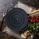 thumbnail image 3 of Tapa de olla con protección contra salpicaduras para sartenes: protección contra derrames de agua para sartenes universal para ollas de 29 cm, tapa de olla universal (negra), 3 of 4