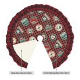 thumbnail image 2 of Pofeuu Mountain Adventure Badges Print Christmas Tree Skirt Tree Skirt Ornaments Soft Plush Christmas Tree Mat for Decorations Holiday Party Indoor Outdoor-36", 2 of 6
