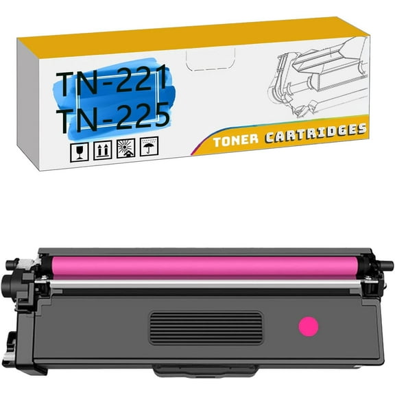 TN-221 TN-225 TN221 TN225 Toner Cartridge, Compatible for Brother HL-3140CW HL-3150CDN HL-3170CDW L-3180CDW MFC-9330CDW MFC-9130CW MFC-9340CDW DCP-9020CDN Printers