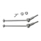 thumbnail image 2 of 2x 12 Shaft Set Actualización de piezas Accesorios Reemplazos para DIY Accesorios Camiones Piezas de vehículos Hugo Eje de transmisión de coche RC, 2 of 3