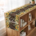 thumbnail image 6 of Table Runners 72 Inches Long Dress Scarves, Sunflower Farmhouse Kitchen Table Runner, Coffee Tablerunners, Yellow Summer Botanical Wooden Farmhouse 18x72 Inch, 6 of 9