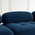 thumbnail image 5 of Modular Sectional Sofa, Button Thick Tufted Designed and DIY Combination, L Shaped Sleeper Couch with Reversible Ottoman, Navy Velvet, 5 of 9