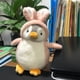 thumbnail image 2 of ZTGD - Peluche de pingüino de 20 cm, adorable pingüino travesti, dinosaurio, conejo, juguete para decoración de habitación, muñeco de peluche, regalo para niñas, 2 of 8