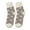Khaki, variant on Eoperou 1 Pair Women Socks Fuzzy Fluffy Thickened Stretchy Super Soft Keep Warm Coral Fleece Love Heart Autumn Winter Floor Sleeping Socks for Daily Wear