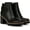 Black, variant on Womens Madalynn Strap Ankle Boot Chocolate Brown 9.5M