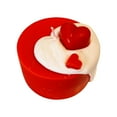 thumbnail image 2 of HongHeng Valentine's Day Red Cake Aromatherapy Candles Warm Heart Birthday Gift Holiday Gift Girlfriend Peach Heart Romantic Gift, 2 of 6