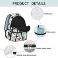 thumbnail image 4 of Cute Panda Backpack - Durable School Backpack for College Students, Water-Resistant Fabric, Multi-Pocket Design for Books & Supplies, Fashionable Panda Graphics, 4 of 6