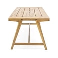 thumbnail image 5 of GDF Studio Desmond Outdoor Acacia Wood Dining Table, 5 of 11