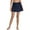 Navy Blue, variant on Women's Solid Swim Skirt Build-in Brief Tummy Control Tankini Bottoms