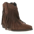 thumbnail image 2 of Roper Womens Dusty Fringe Studded Snip Toe Cowboy  Ankle Boots, 2 of 5