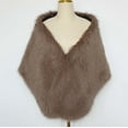 thumbnail image 6 of Mceream Women's Faux Fur Wraps Wedding Fur Shawls Bridal Fur Stoles Warm Winter Scarf for Bridesmaids Scarf Wrap Collar Shawl Shrug Plus Size Bufandas Para Mujer Para Frio, 6 of 7
