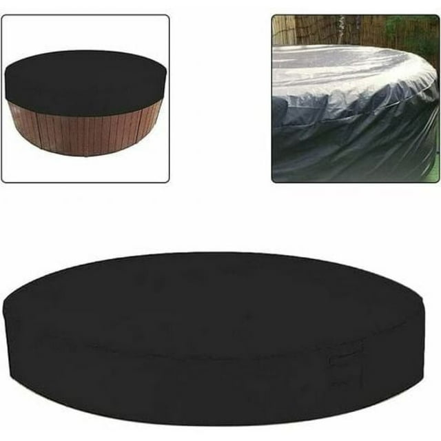 Protection Ultime pour Votre Spa Housse Imperméable Ronde pour Spa