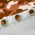 thumbnail image 4 of Manfei Camo Curtains Pack of 2 (42x84 Each),Rustic Outdoor Curtains Blackout,Brown Camouflage Bedroom Curtains For Kids,Luxury Bedroom Decor, 4 of 6