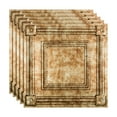 thumbnail image 1 of FASÄDE Coffer Decorative Vinyl 2ft x 2ft Lay in Ceiling Panel in Bermuda Bronze (5 Pack), 1 of 5