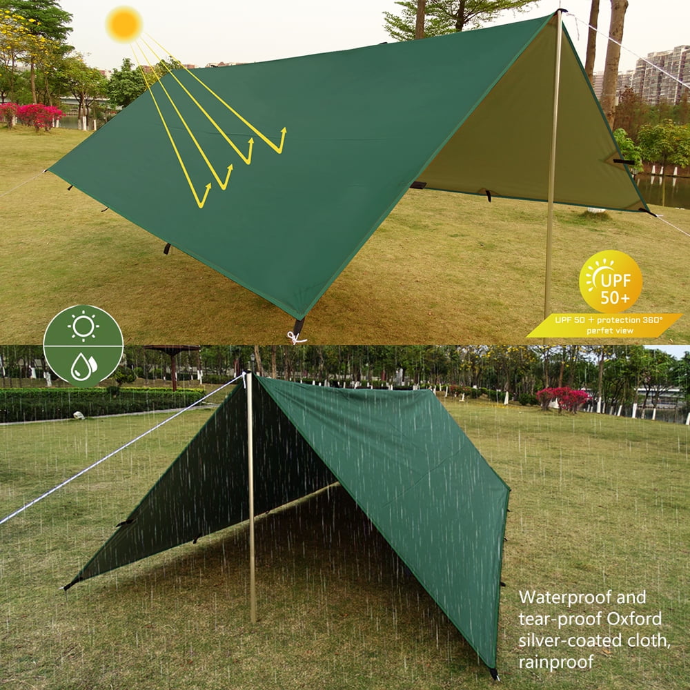 テント・タープ HELLOS DragonFly tarp Chacoal Green Hellos - Dragon Fly Tarp - Pahlawan Store