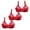 A, variant on Gkeoshab Women's Bras 3PC Women's Plus Size DEF Cup Lace Mesh Bras Breathable Full Coverage Bra A 80D