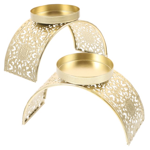 Raindrops 2Ud De Hierro Dorado Decorativos Para Uso En Hogar Y Reuniones Familiares