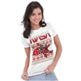 thumbnail image 3 of Ugly Christmas Pattern NASA Santa Women's T Shirt Ladies Tee Brisco Brands S, 3 of 5