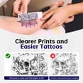 thumbnail image 5 of 2026 Newly Upgraded Mini Tattoo Stencil Printer Machine for Tattoo Artists&Beginners,Money-saving Tattoo Printer,Temporary Tattoo Printer for Women,Compatible with Ios/Android,with 1Roll Tattoo Trans, 5 of 7