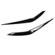 thumbnail image 4 of 1 Pair Front Headlight Eyebrow Smooth Surface UV Resistant Rounded Corners Fit for X5 G05 X6 G06 Glossy Black, 4 of 9