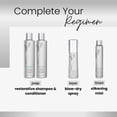 thumbnail image 3 of Kenra Platinum Restorative Shampoo | Shampoo ultra fortificante | Restaura suavidad, elasticidad y brillo | Repara enlaces capilares desde el interior | Todo tipo de cabello | 250 ml, 3 of 7