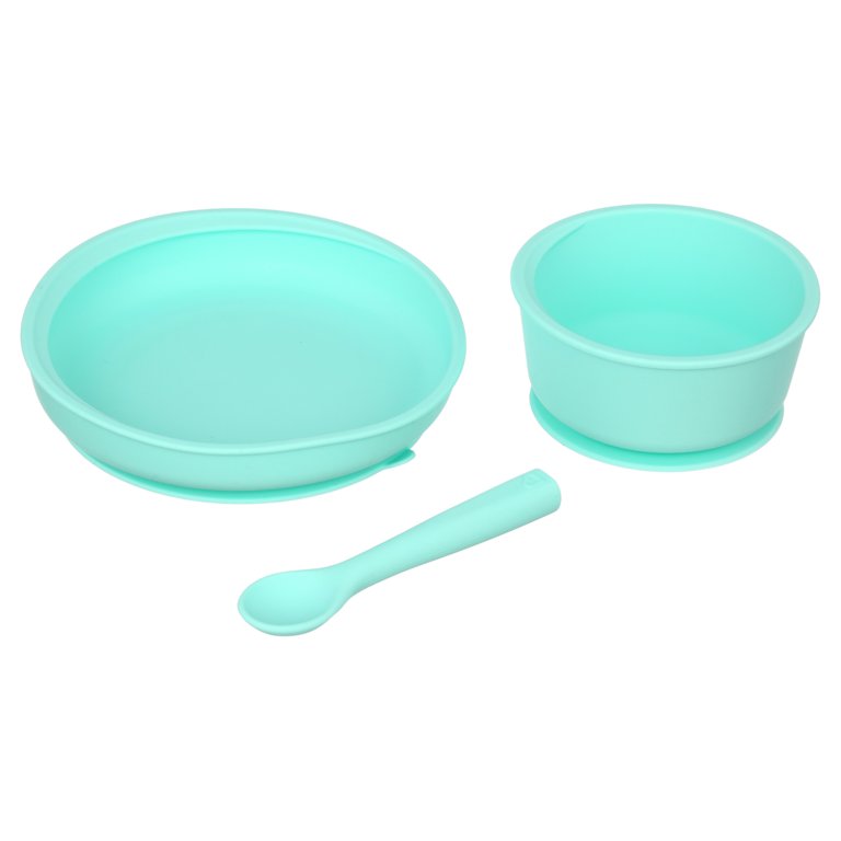Munchkin C'est Silicone Infant Self-Feeding Set, Mint photo 6