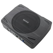 Rockville SS8P 8 400W Slim Under-Seat Active Powered Car/Truck Subwoofer 8-Inch Black