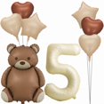 thumbnail image 1 of Set de globos inflables con forma de oso para decoración de cumpleaños PRELITER, 1 of 7