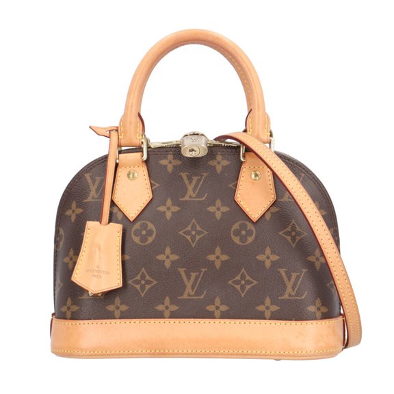 Pre-Owned Louis Vuitton Alma BB Monogram Shoulder Bag, Canvas M53152 Brown, Women's, LOUIS...