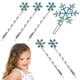 thumbnail image 2 of GOOHOCHY Lurrose - 6 horquillas con forma de copo de nieve, cintas variadas, pasadores, accesorios para el cabello para niños, 2 of 8