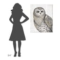 thumbnail image 4 of Global Gallery's 'Beautiful Owls IV' By Daphne Brissonnet Stretched Canvas Wall Art, 4 of 4