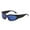 Black2, variant on Wrap Around Sport Sunglasses for Men Women Futuristic Oval Shield Glasses Accessories 2000s Cool Style