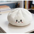thumbnail image 4 of Big Bun Shaped Decorative Throw Pillow for Sofa & Bed - Soft Plush Cushion for Bedroom Decor, Cozy Accent Pillow for All Ages, 4 of 8
