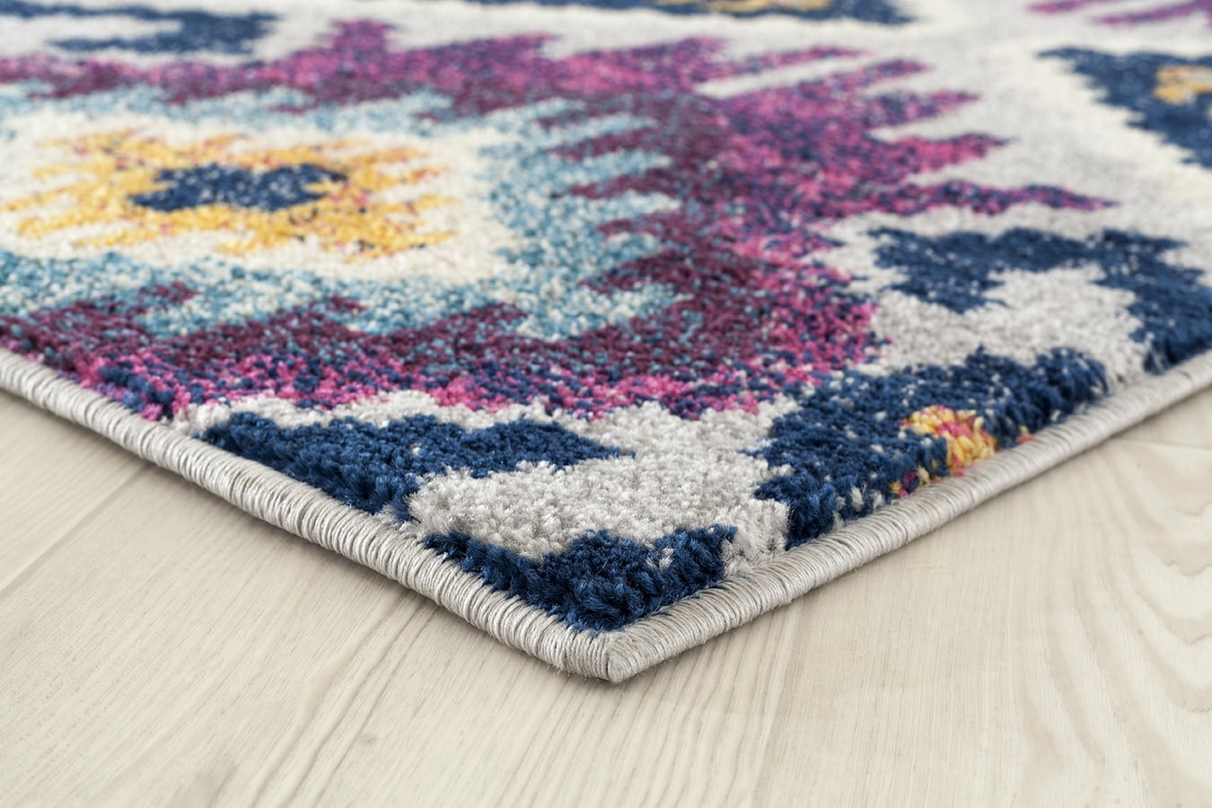 United Weavers Caledonia Willa Transitional Geometric Runner Rug, Plum, 2'7" x 7'2"