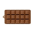 thumbnail image 1 of Bearachild Molde de Chocolate, caja de regalo de Navidad, molde de silicona para dulces, herramienta de panadería de 15 cavidades, accesorios de postre DIY Herramientas y accesorios para hornear PC 1 Bearachild HA000983-00, 1 of 6