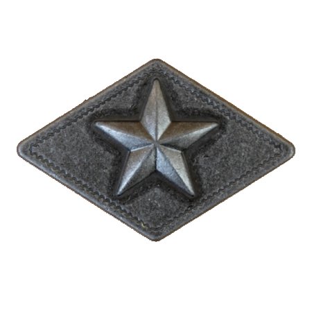 Set Of 24 Star Diamond Drawer Cabinet Pull Or Knob In Old Silver