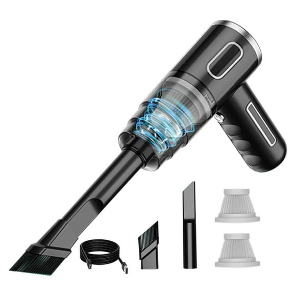 Aspiradora de Mano Aspiradora de Mano Recargable Portátil Extraíble Cubo de Basura Fuerte Succión Aspiradora de Coche Mini para Pelo de Mascotas Filtros dobles Sunnimix aspiradora de coche