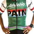 thumbnail image 2 of Maillot de ciclismo de manga corta verde de verano para hombre, camisetas de ciclismo aerodinámico, camisetas Sear Bicycle Maillot, ropa de ciclismo para hombre, verano, fabricado en EE. UU., 2 of 5