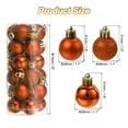 thumbnail image 2 of Conjunto de 24Pcs Bolas de Navidad Unique Bargains irrompibles Naranja, 2 of 7