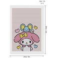 thumbnail image 2 of Kuromi And My Melody Diamond Art Kits for Adults 5D Diamond Art Kit Paint by Number for Beginners, DIY Paint with Round Full Drill Diamonds Gem Art for Home Wall Decor Gift, 2 of 8