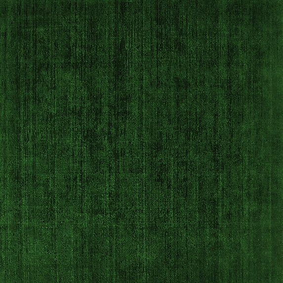 Ahgly Company Indoor Square Solid Green Modern Area Rugs, 5' Square
