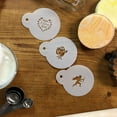 thumbnail image 3 of Designer Stencils I Love You Cupcake and Cookie Stencil (Small), (Cupid, Rose, Heart), Beige/semi-transparent, 3 of 5