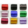 thumbnail image 2 of EOEMY 10 Roll 1mm Braided Macrame Satin Silk Cord Chinese Knot Nylon Rattail Thread-21# Grey, 2 of 9