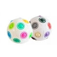 thumbnail image 2 of Zummy Jumbo Kids' Cube Twist Puzzle Rainbow Magic Education Toy Ball, 2 of 4