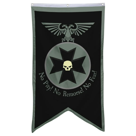 DianYu Imperium of Man Black Templars Banner Flag 30x50 Inch Man Cave Home Office Bed Room Decor