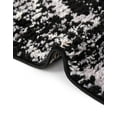 thumbnail image 7 of Unique Loom Tucson Collection Area Rug - Pima (2' x 3' Rectangle Black/Ivory), 7 of 7