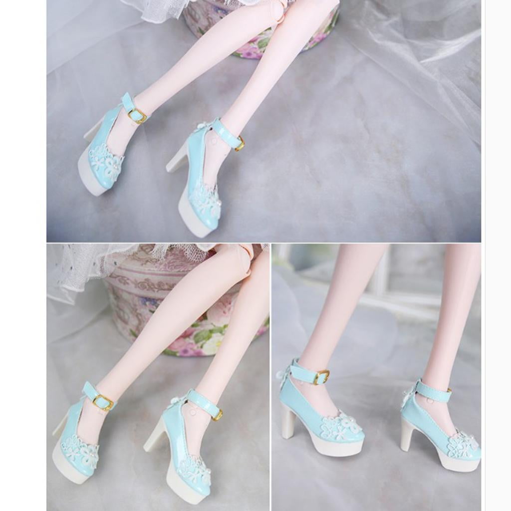 S303: 1/3 bjd dollfie dream shoes , Bowknot Princess fashion high heel shoes