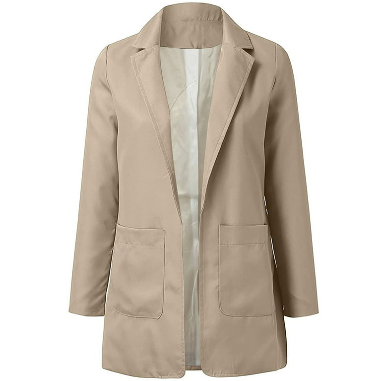 50% off Clear! purcolt Women's Plus Size Fashion Lapel Oversized Blazers  Jackets Casual Open Front Long Sleeve Cardigan Business Blazer Work Office