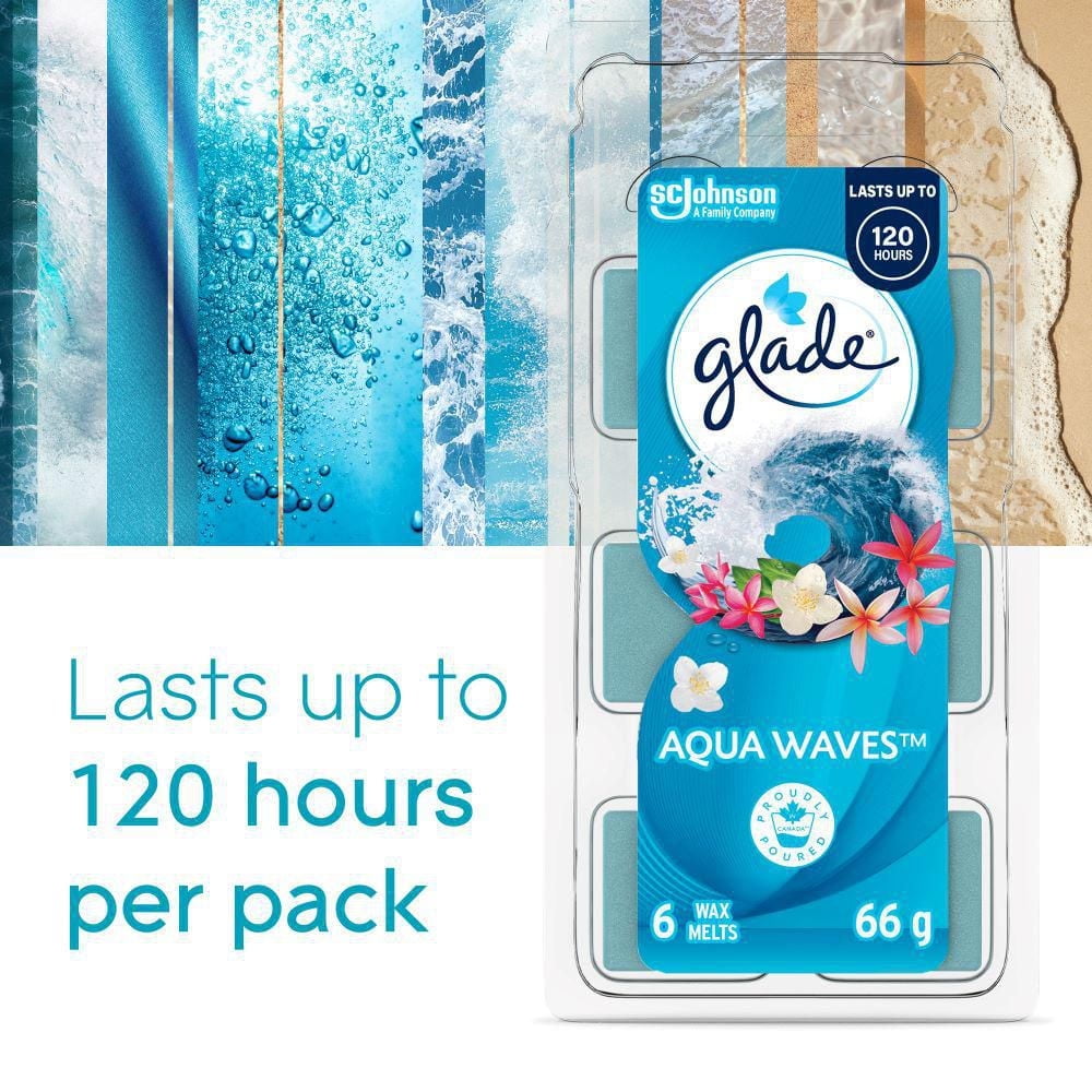 Glade® Wax Melt Air Freshener Refills, Aqua Waves